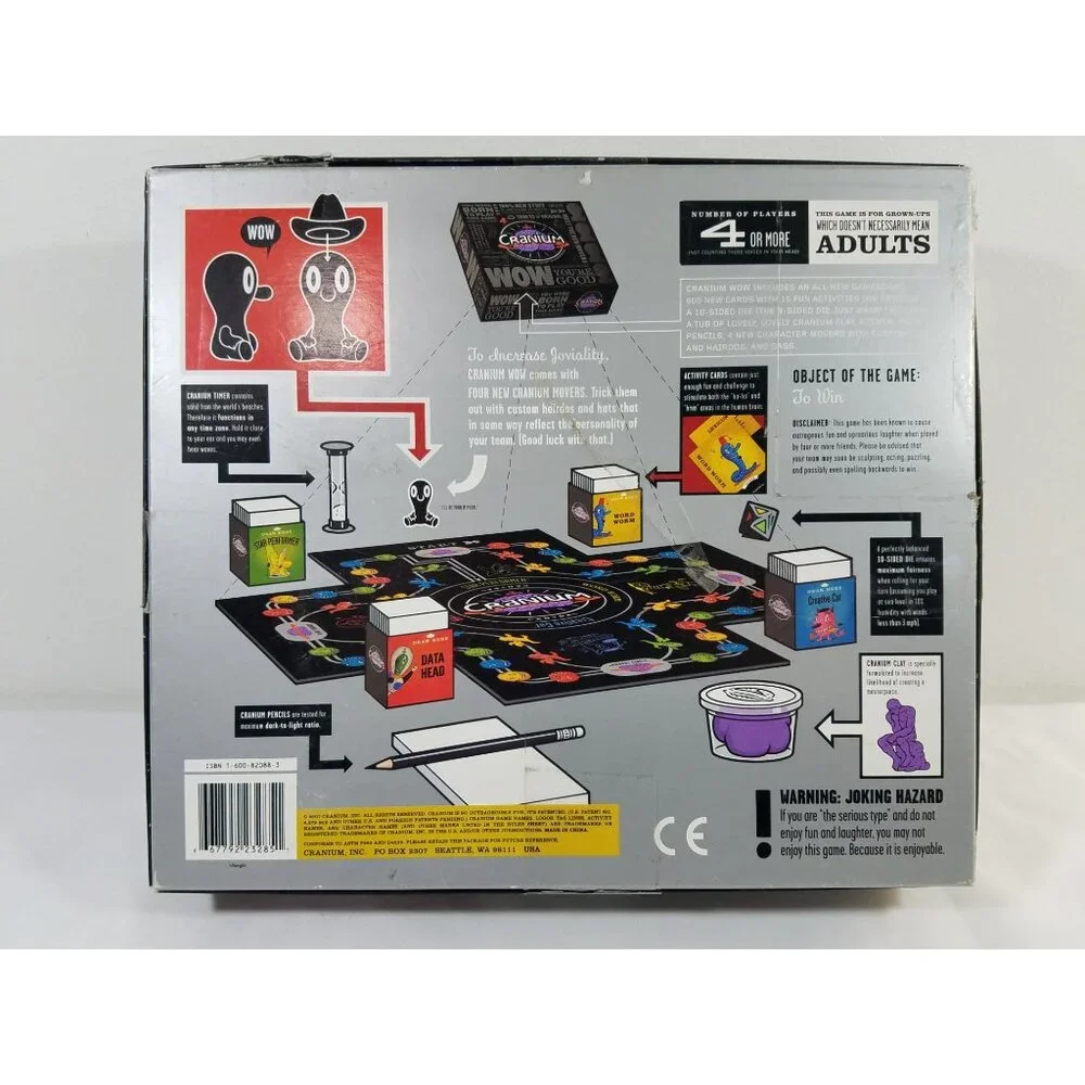 CRANIUM WOW You're Good Adult Board Game 2007 Complete Party Grown-up